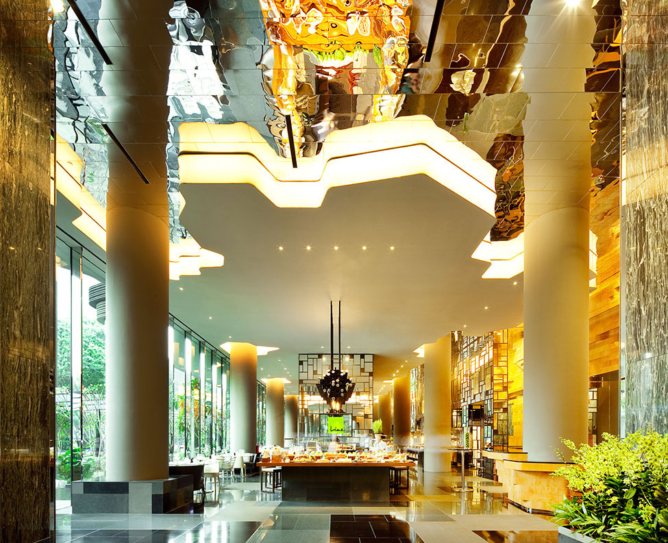 Отель-сад Parkroyal в Сингапуре