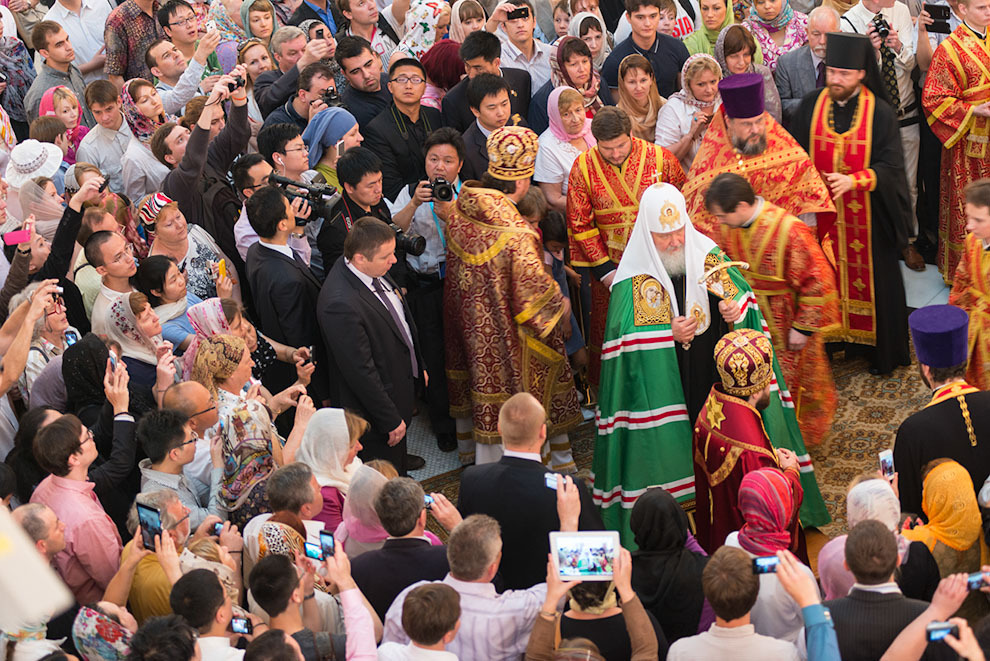Патриарх Кирилл в Китае