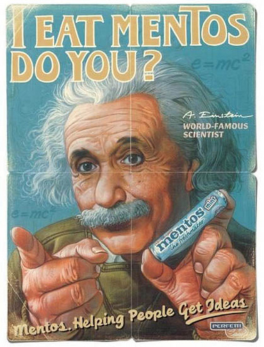 Эйнштейн как рекламный образ