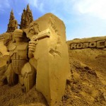 Ежегодный фестиваль песчаных скульптур в Бельгии  