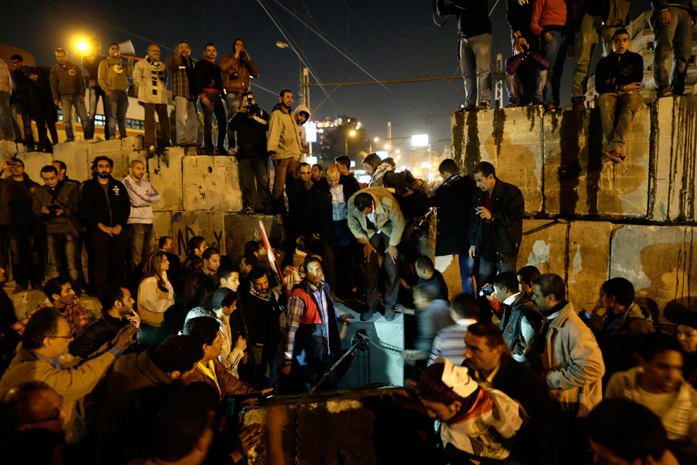 Египетские демонстранты