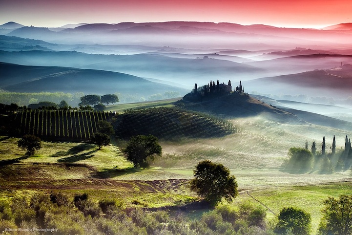 Потрясающе красивые фотографии Тосканы