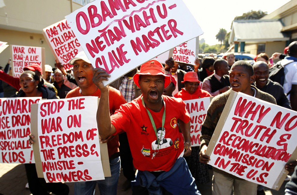 Демонстрации против Обамы