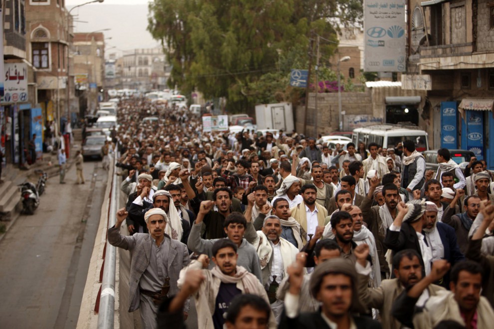 Демонстрация в Йемене