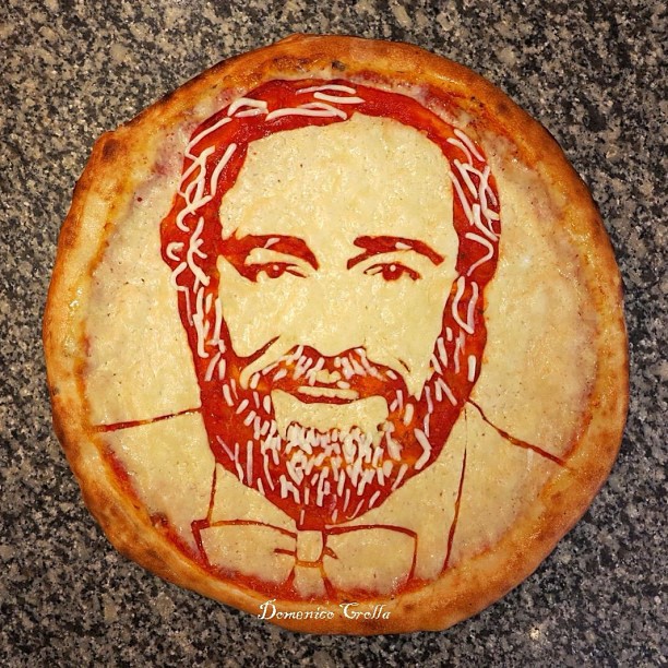 Креативные пиццы с портретами знаменитостей
