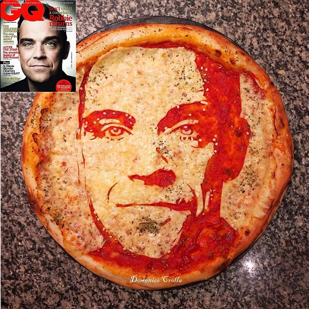 Креативные пиццы с портретами знаменитостей