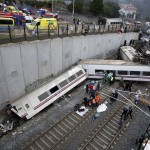 Страшное крушение поезда в Испании