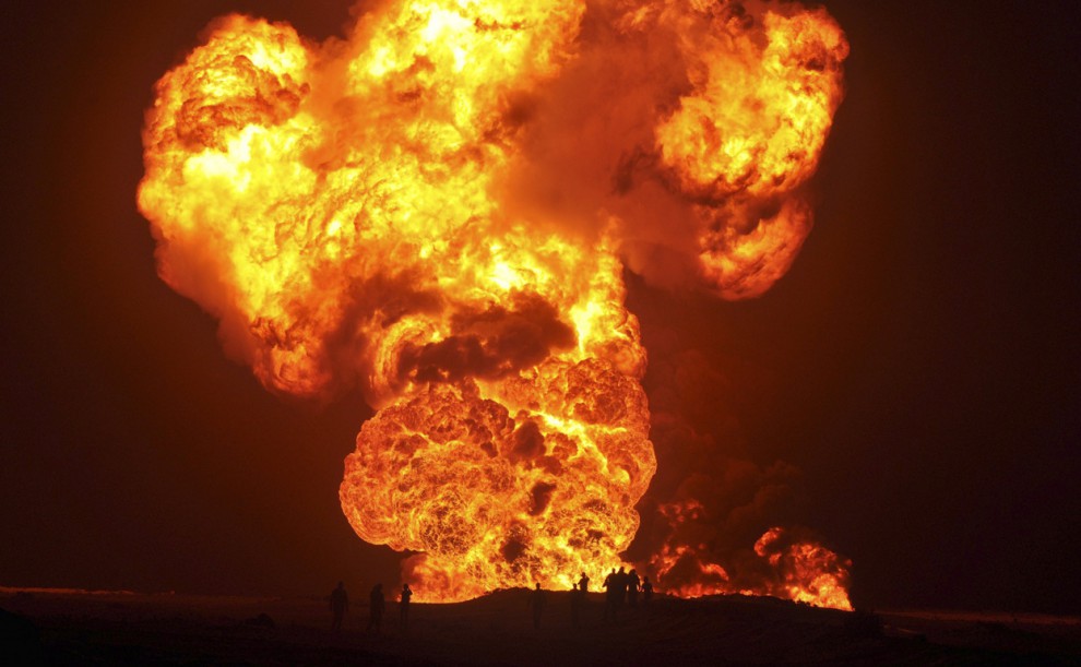 Взрыв нефтепровода