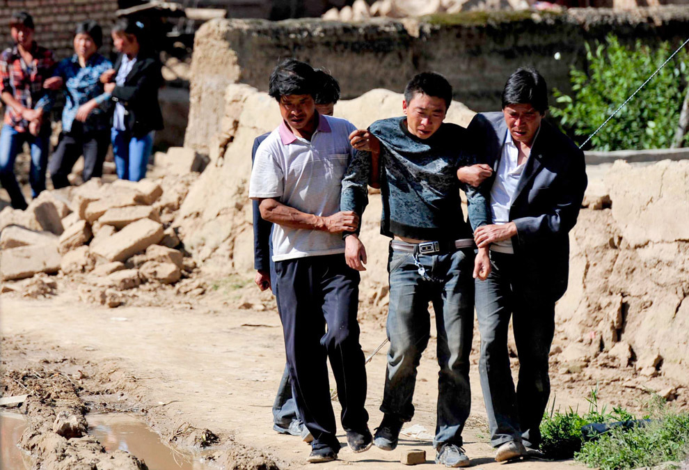 Землетрясение в провинции Ганьсу, Китай, июль 2013