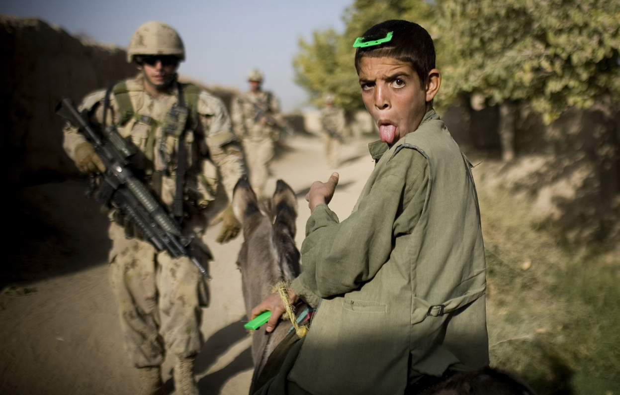 Афганец на осле