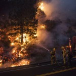 Тушение лесного пожара в национальном парке Йосемити