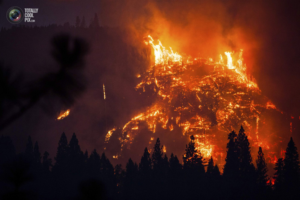 Лесной пожар в национальном парке Йосемити
