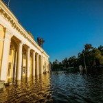 Наводнение в Хабаровске. Парк стадиона им. Ленина