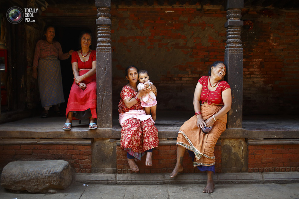 Жительницы Непала