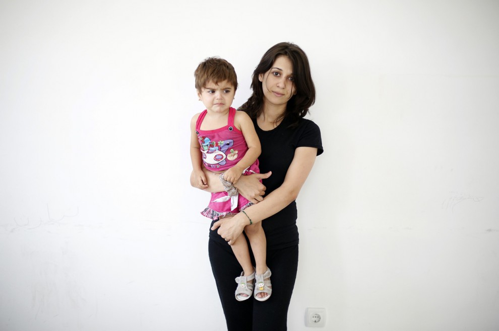 Сирийка с дочерью