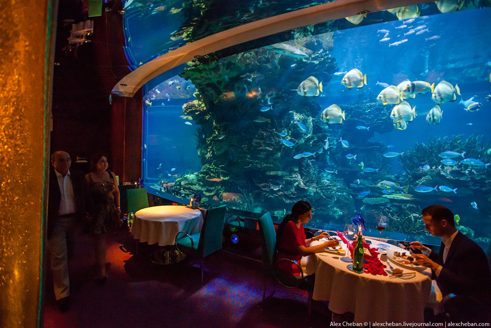Ресторан в аквариуме