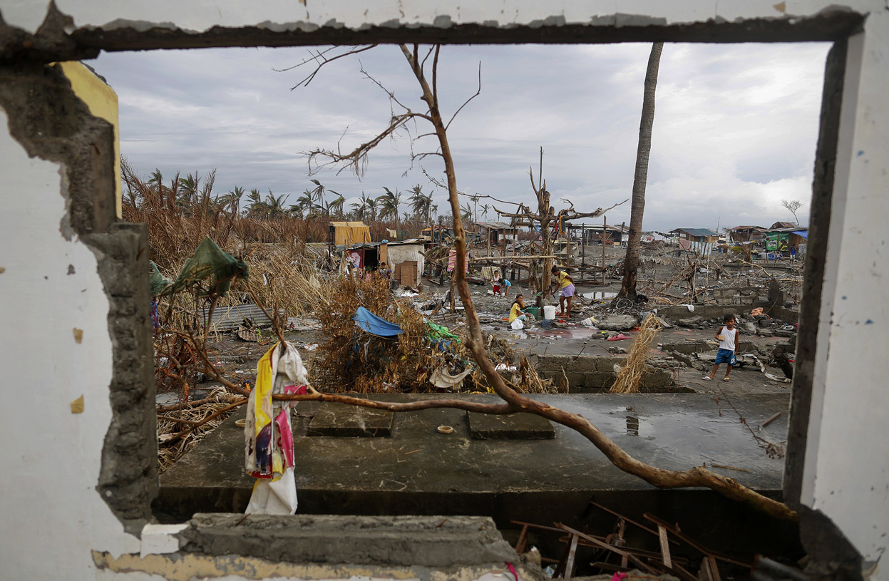 Последствия тайфуна Хайян