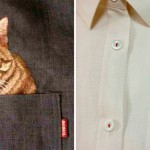 Японский дизайнер вышивает котиков на рубашках