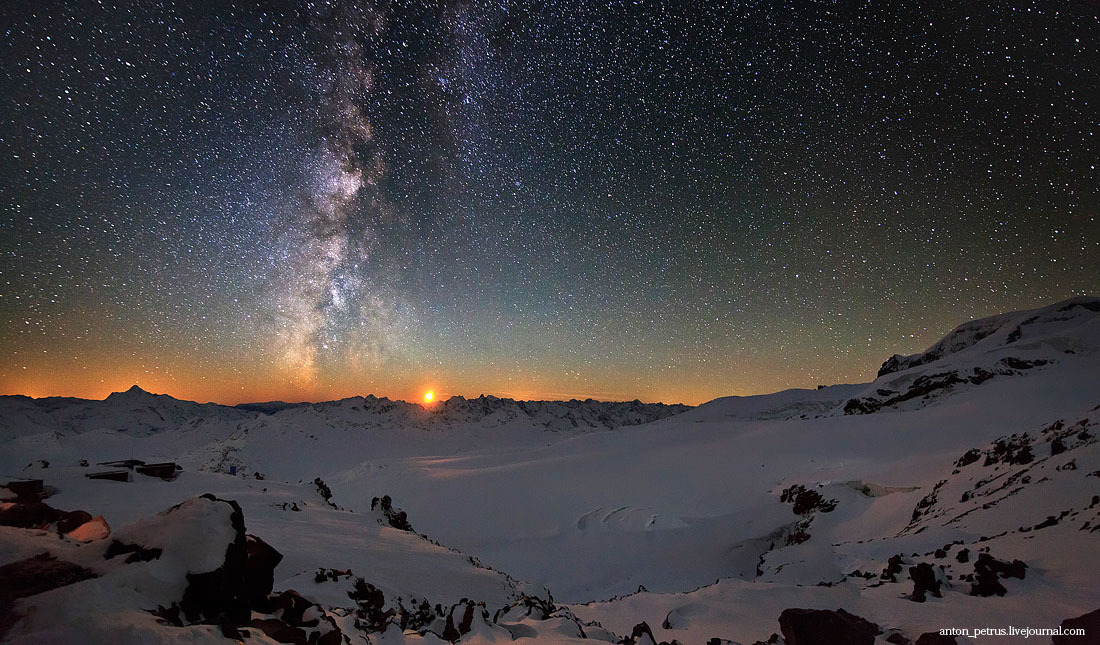 Звездное небо на Кавказе