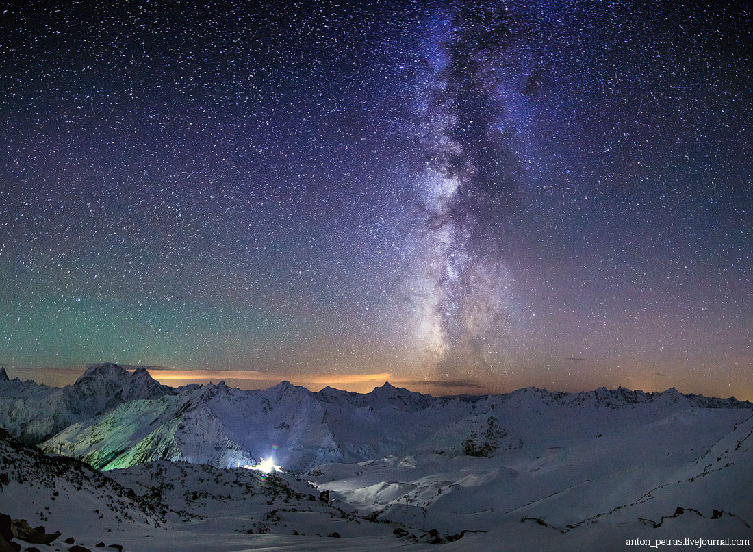 Звездное небо на Кавказе