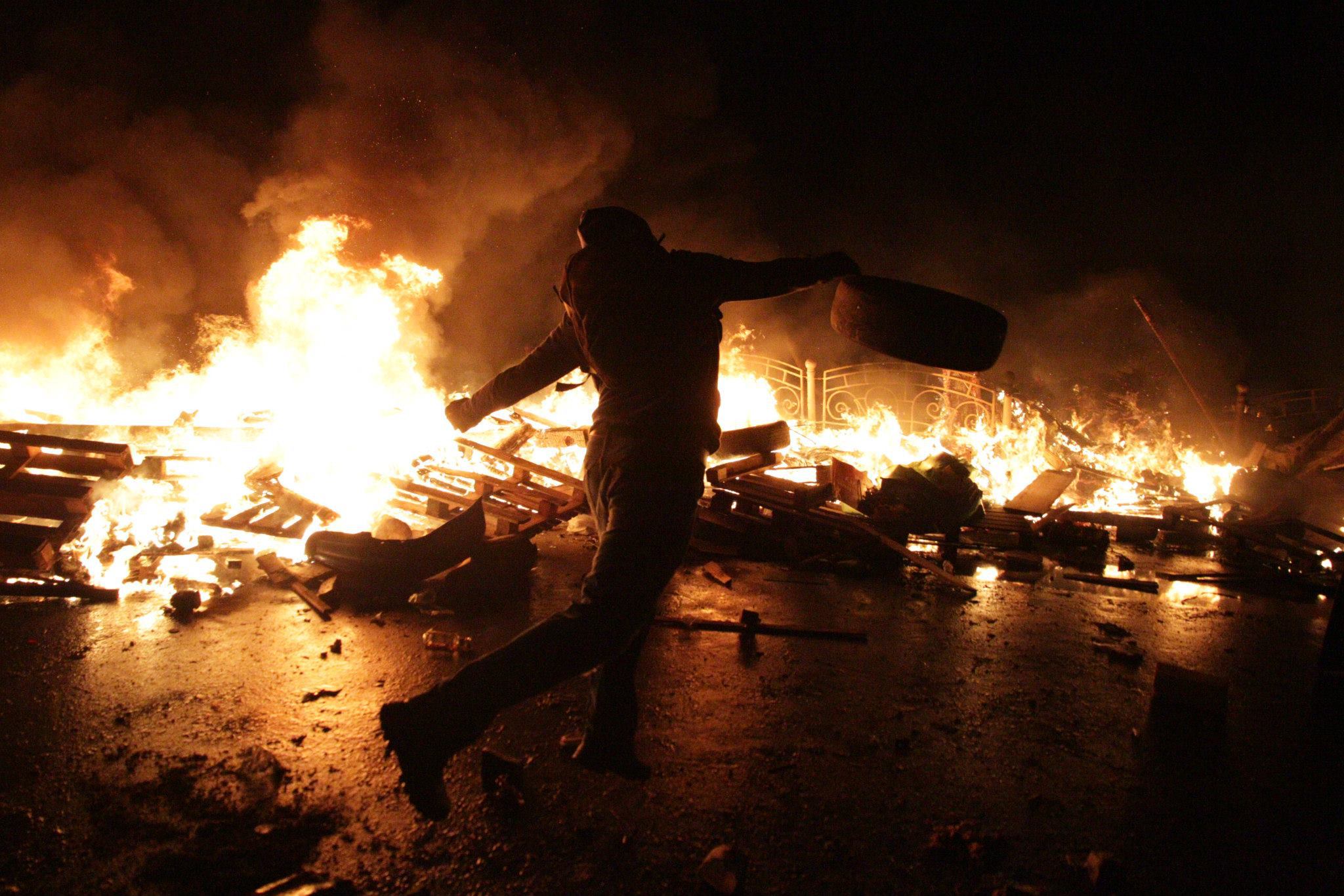 Киев в огне