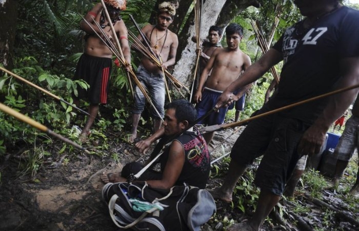 Племя мундуруков в Бразилии