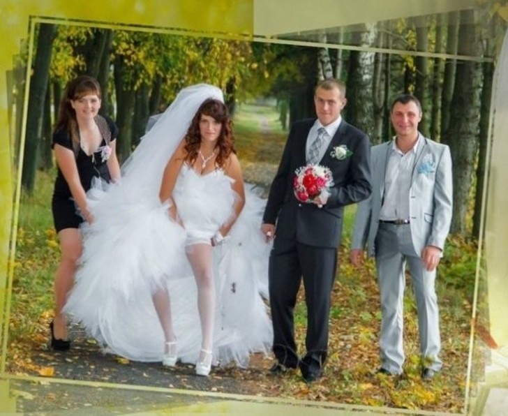 Прикольные фото со свадьбы