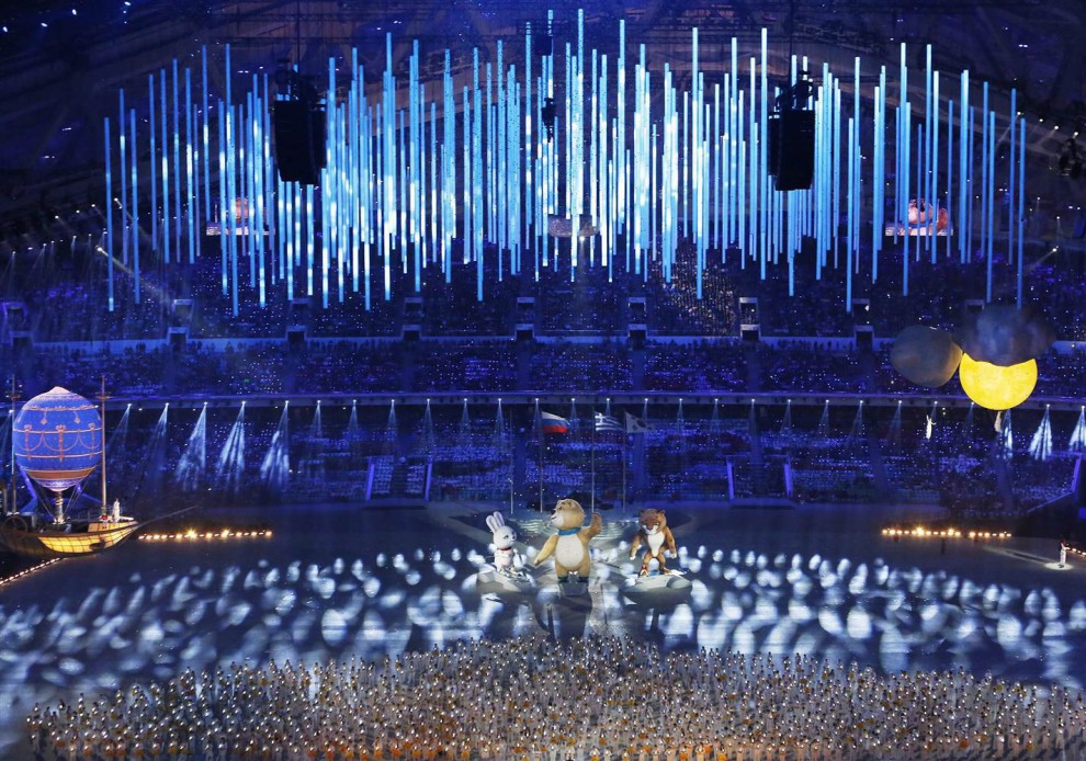 Церемония закрытия зимних Олимпийских игр