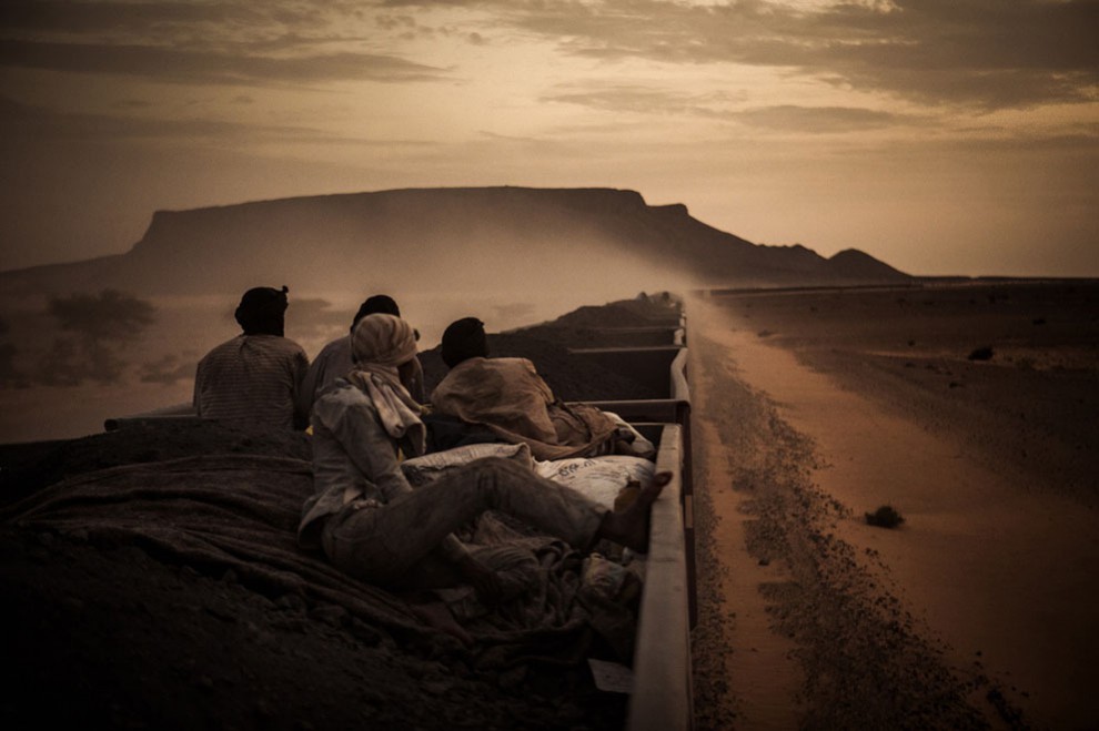 Поезд в пустыне Сахара