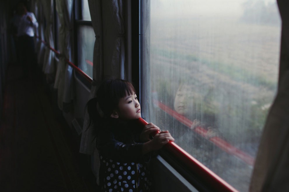 Девочка в поезде