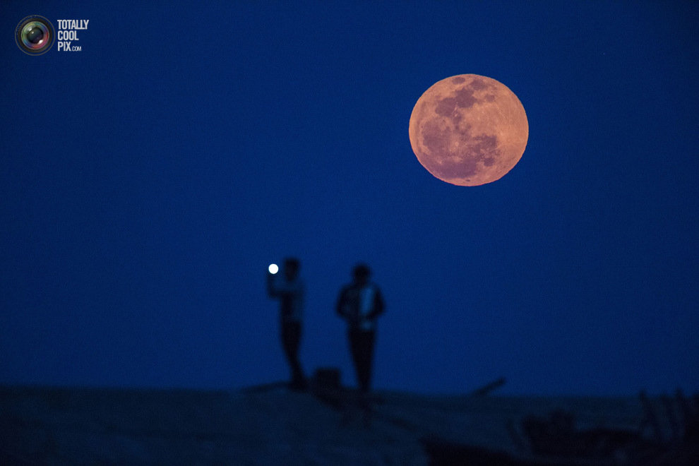 Полное лунное затмение 2014