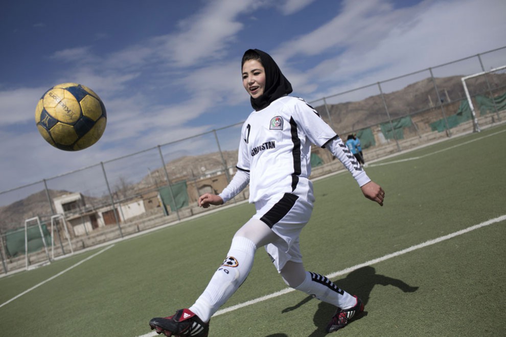 Афганская футболистка