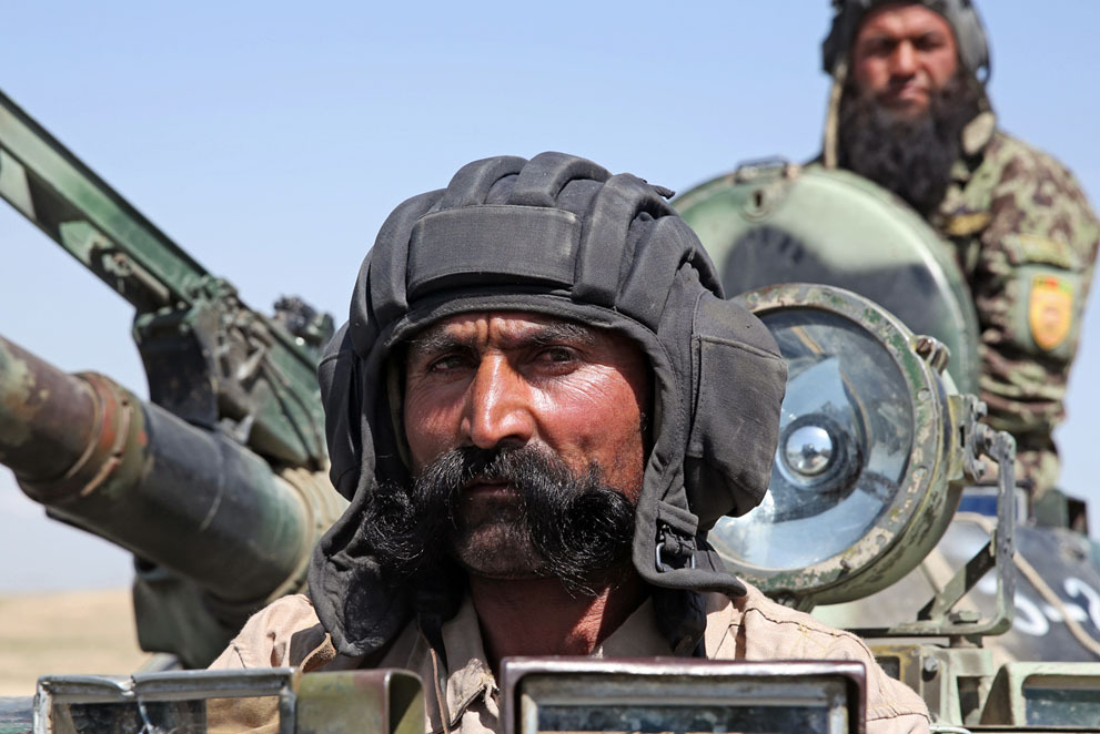 Солдаты Афганской национальной армии