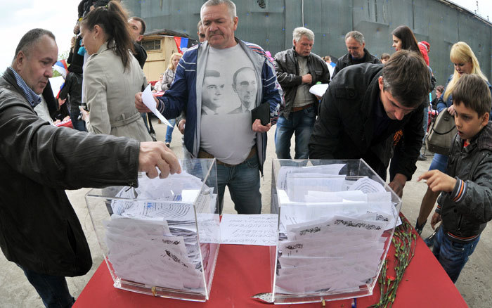 референдум в Луганске и Донецке