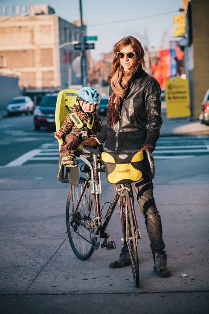 Нью-йоркцы с велосипедами