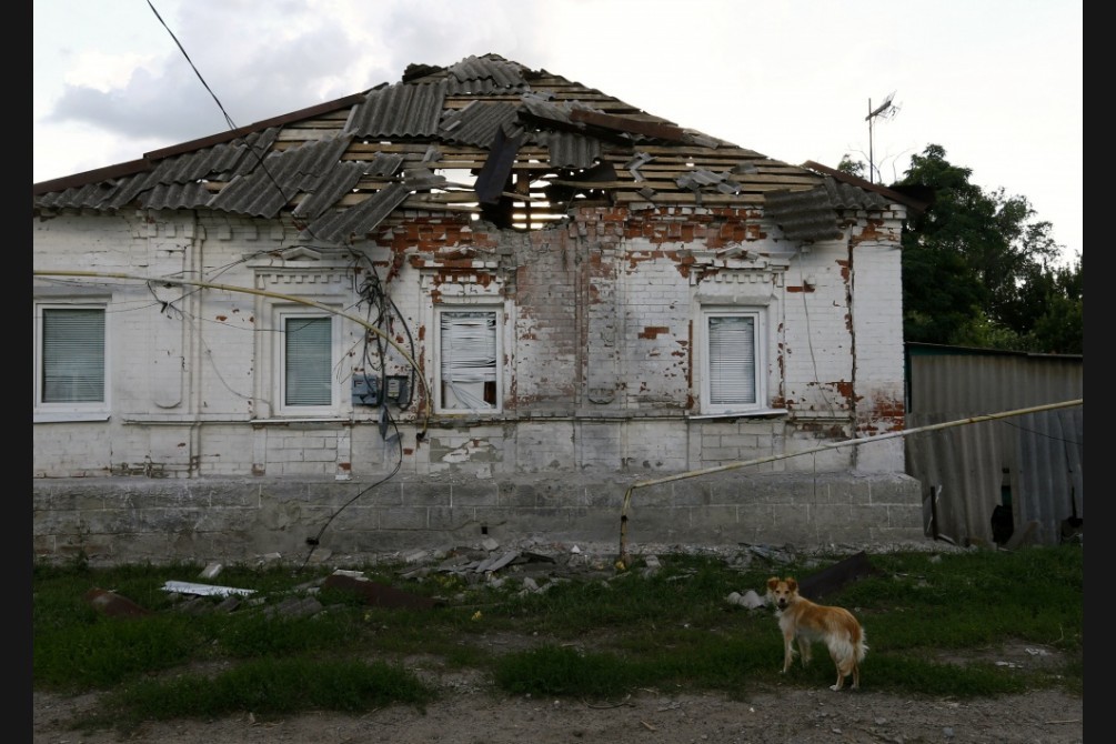 разрушения в Славянске