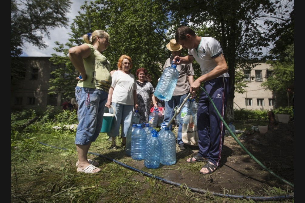 разрушения в Славянске