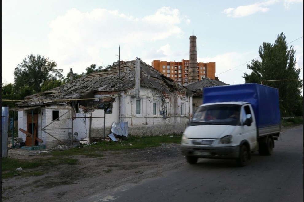 разрушения в Славянске