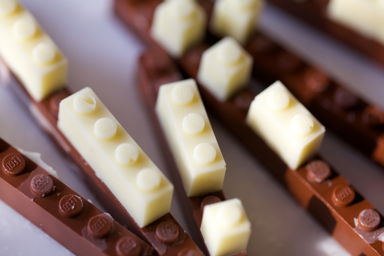 Лего из шоколада