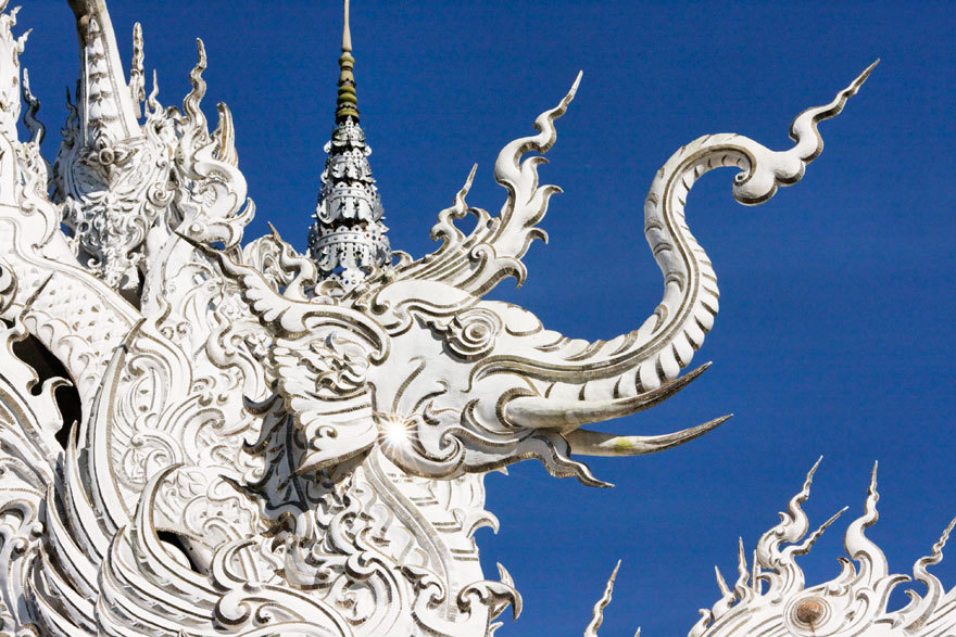 Ват Ронг Кхун. Белый храм