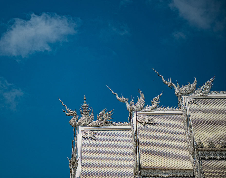 Ват Ронг Кхун. Белый храм