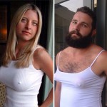 Бородатый мужик повторяет фотографии женщин с сайта знакомств