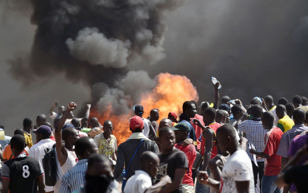 Демонстрации в Буркина-Фасо