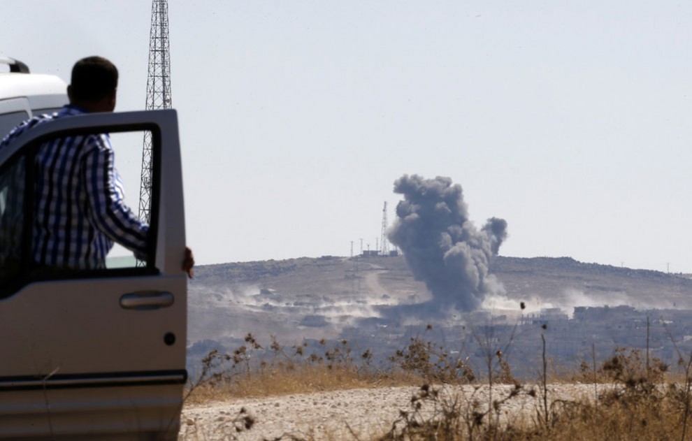 Авиаудар по Кобани