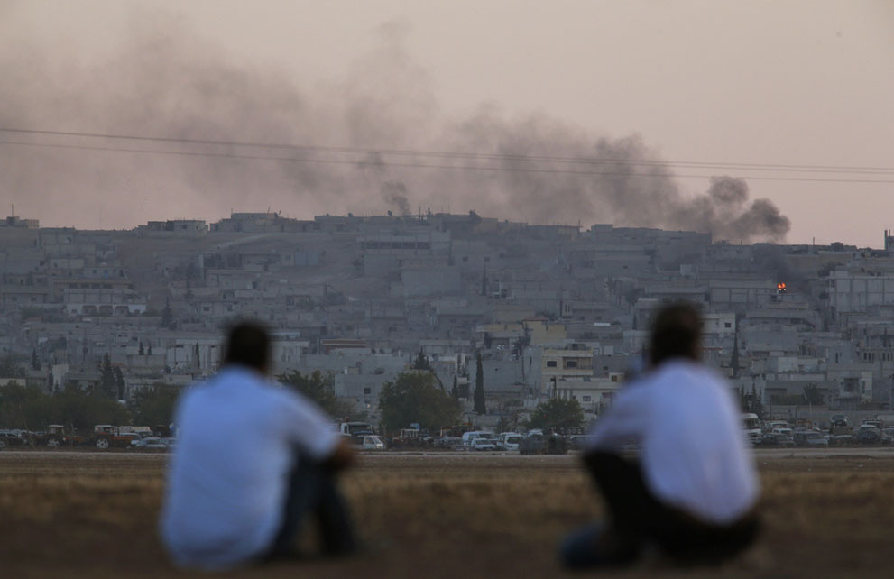 Бомбардировка Кобани