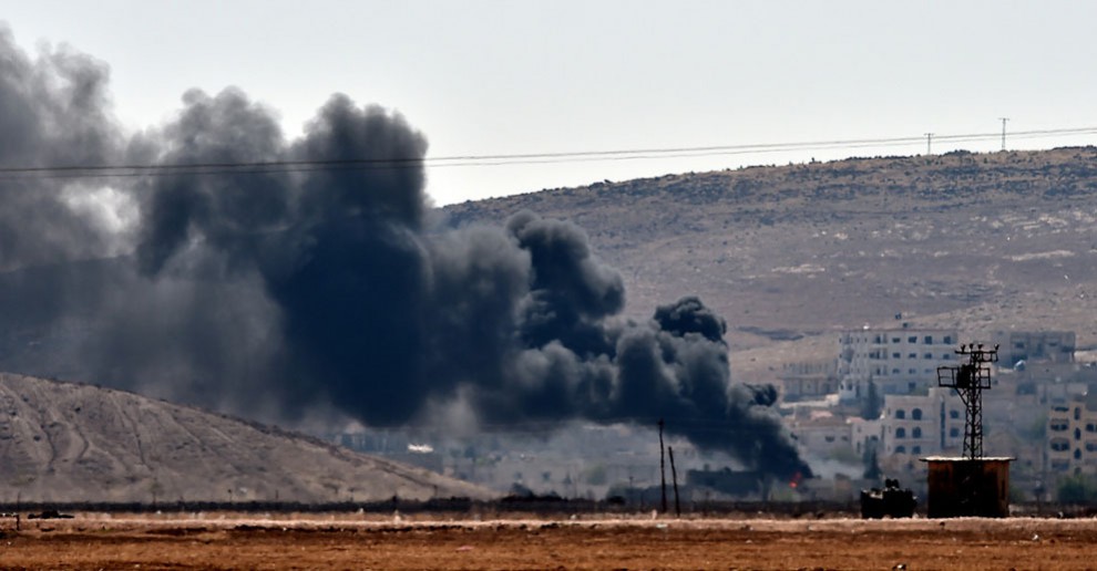 Авиаудар по Кобани