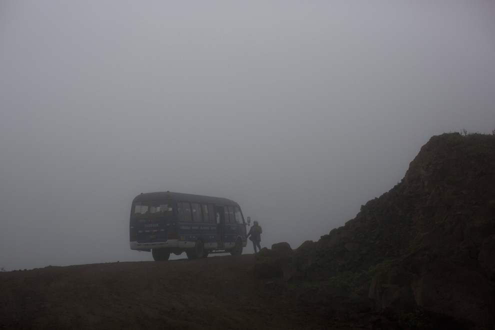 Автобус в тумане