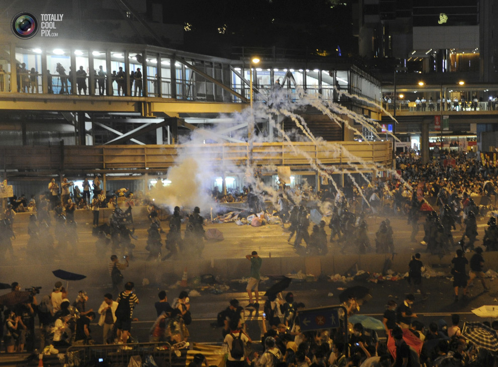 Революция зонтиков в Гонконге