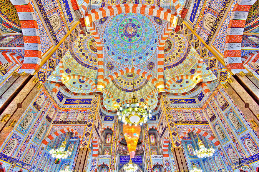 мечети, потолки
