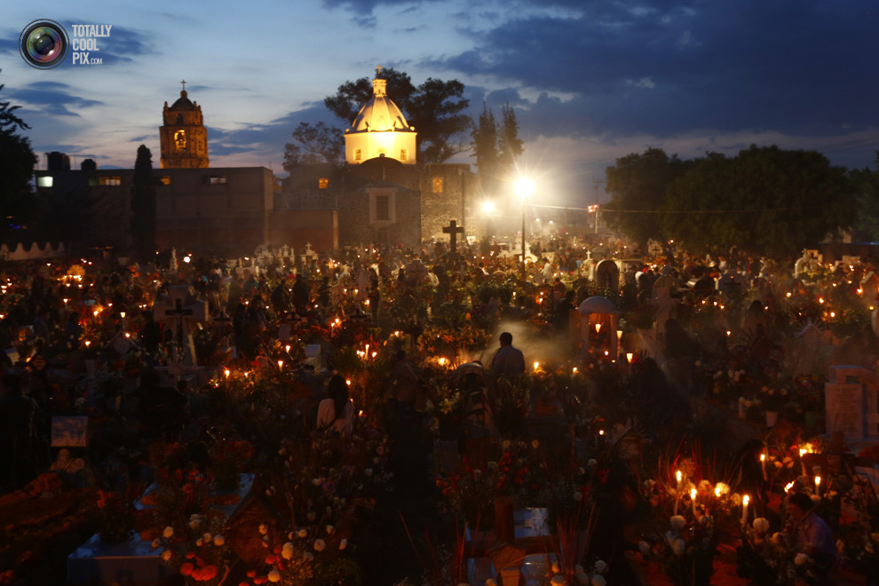 Кладбище в Мексике